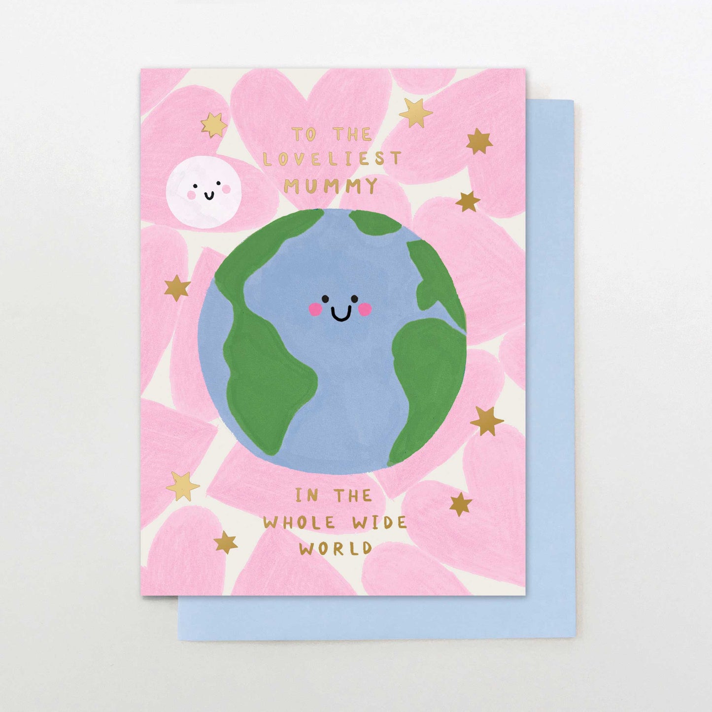 POS015-Stop The Clock-Loveliest Mummy In The Whole World-Card-Posy
