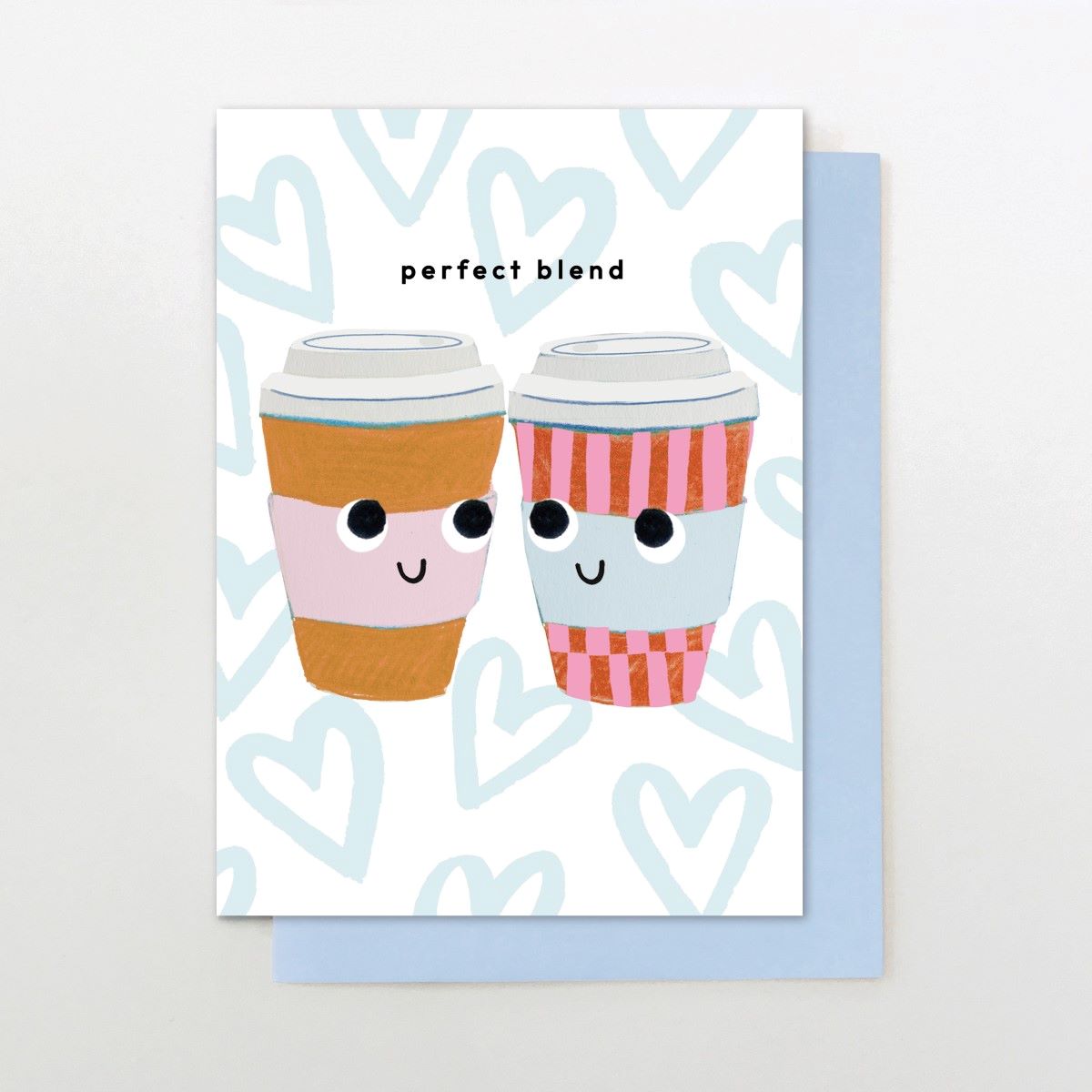 PY052-Stop The Clock-Perfect Blend Coffee Cups-Card-Party Pants