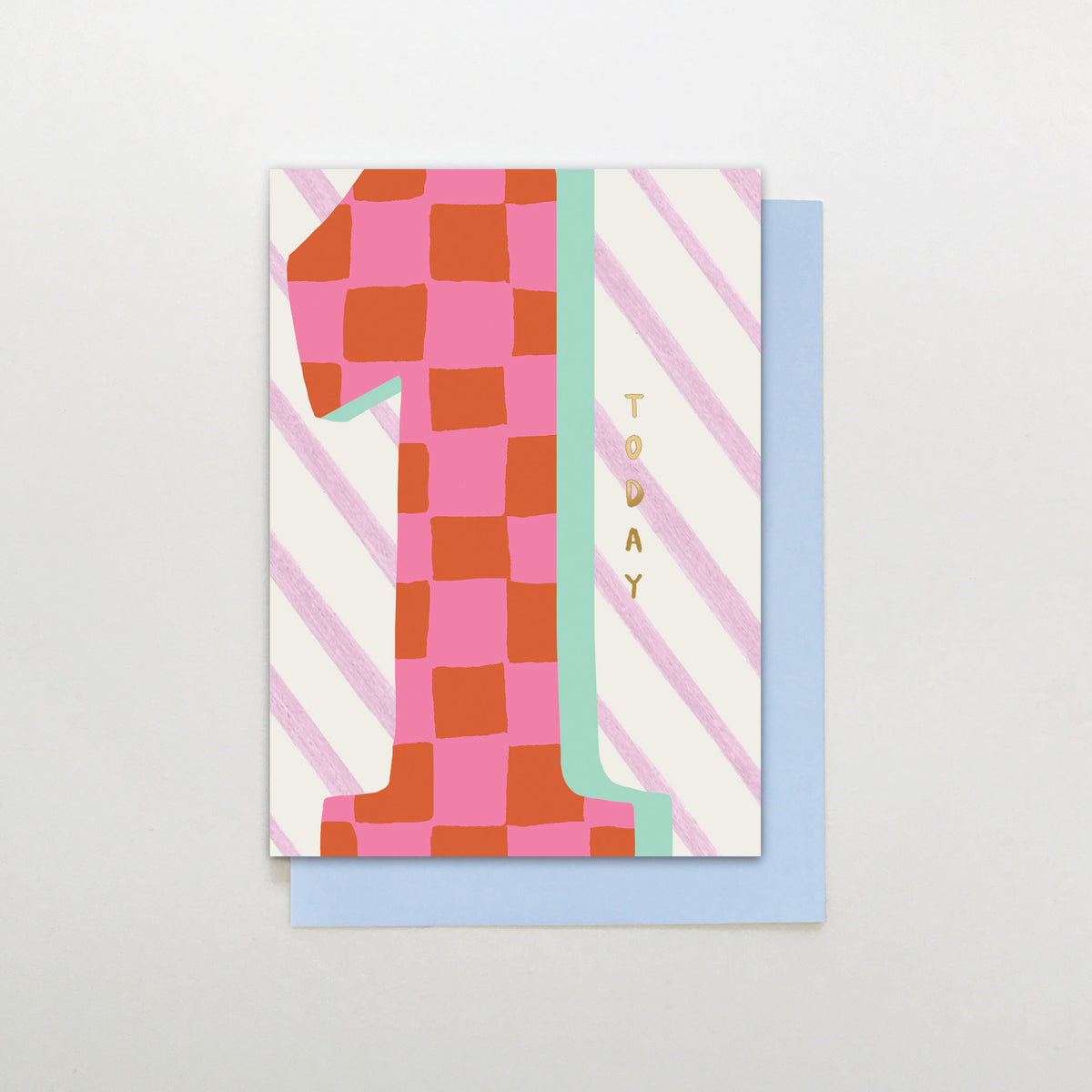 SR041-Stop The Clock-1 Today Female-Card-Sugar Stripe