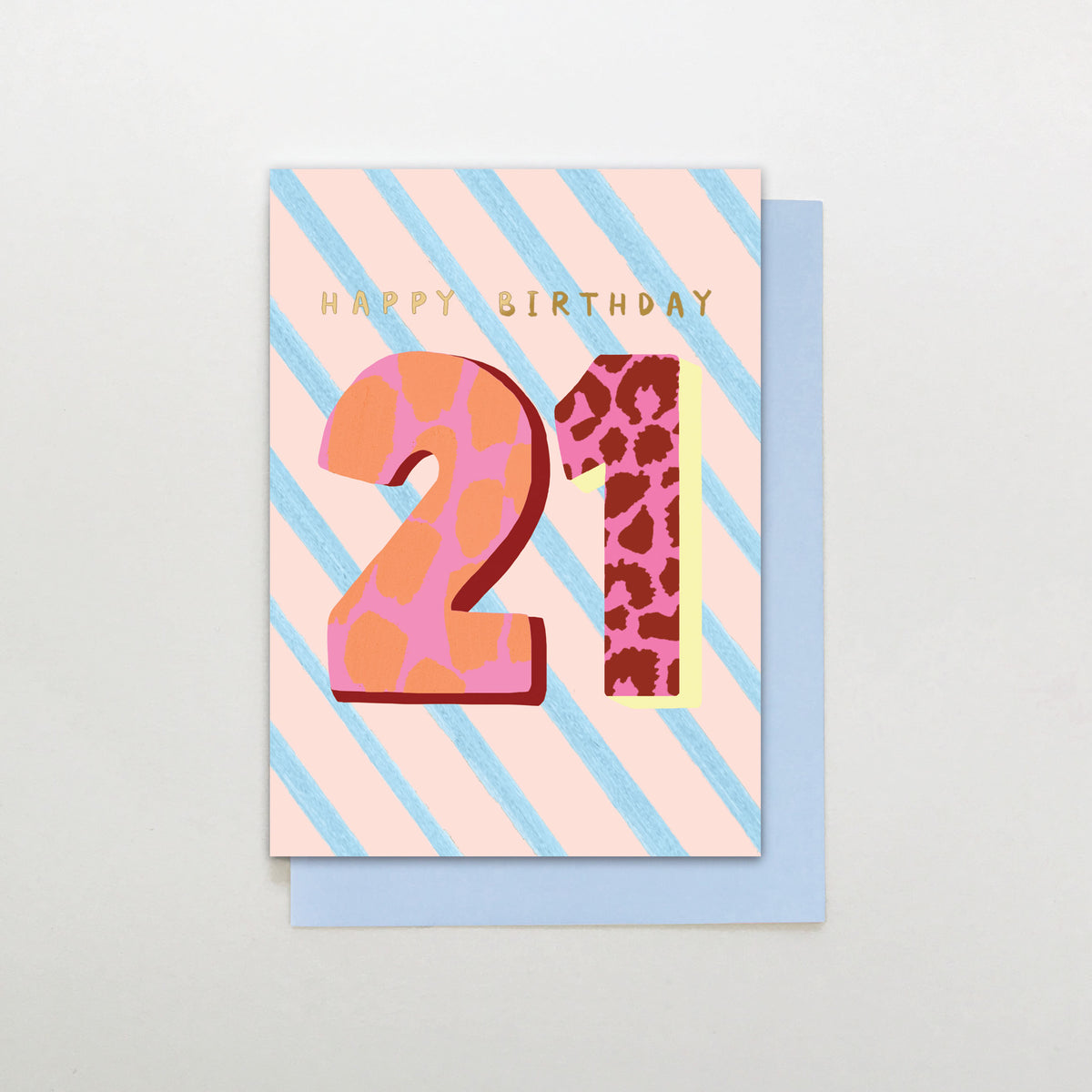 SR059-Stop The Clock-21 Hb Female-Card-Sugar Stripe