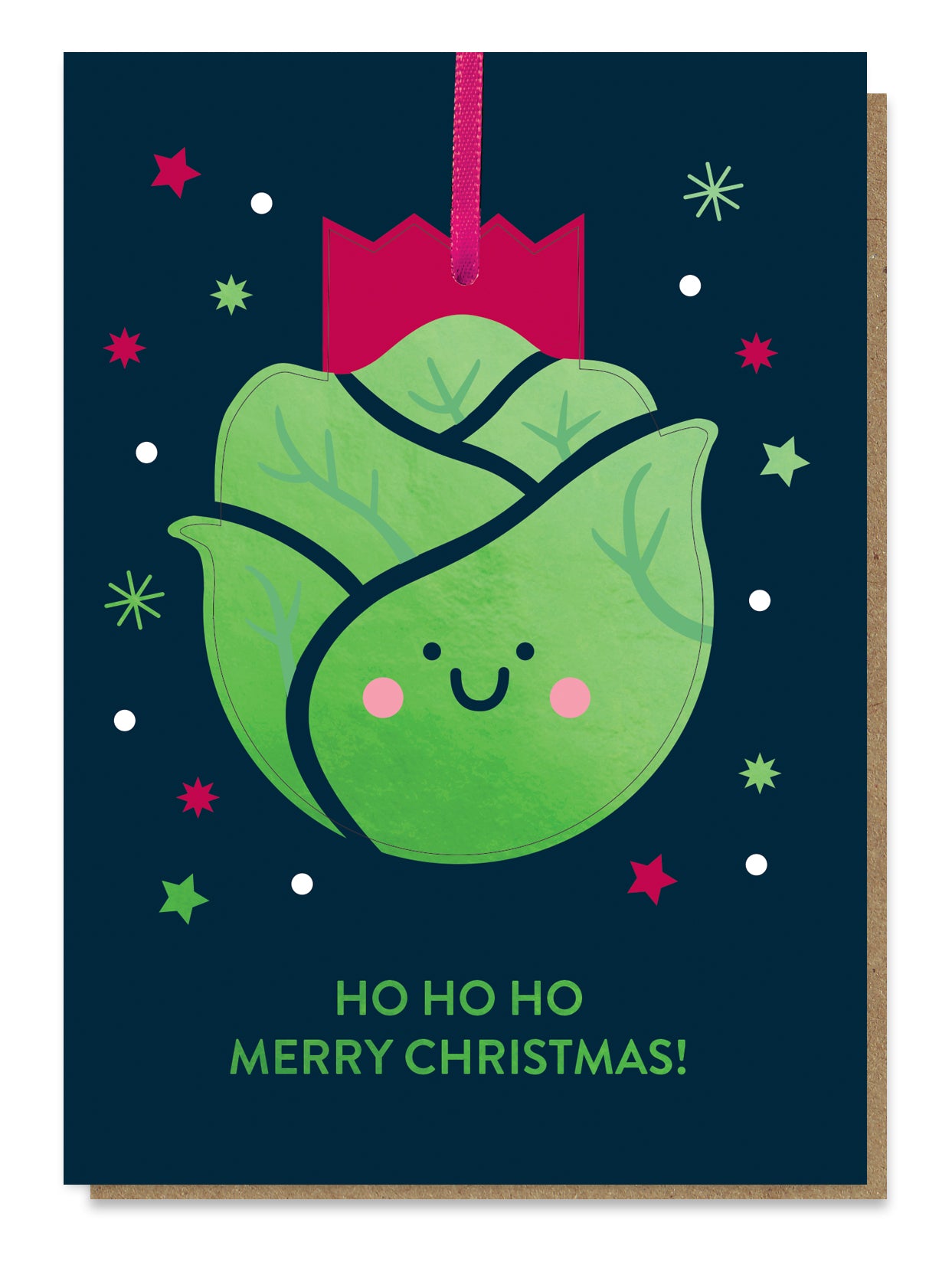 BAUB22C-Stormy Knight-Brussel Sprout-Xmas Card-