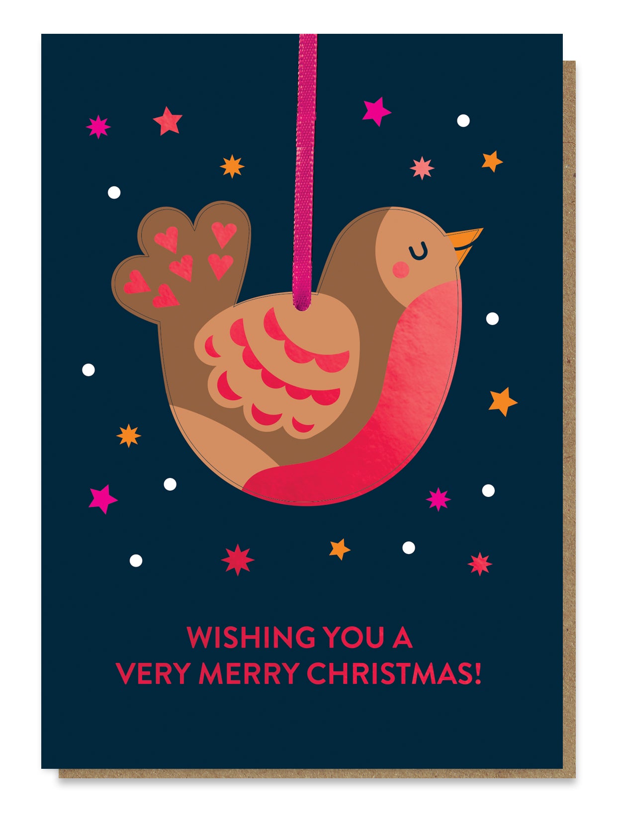 BAUB24C-Stormy Knight-Little Robin-Xmas Card-