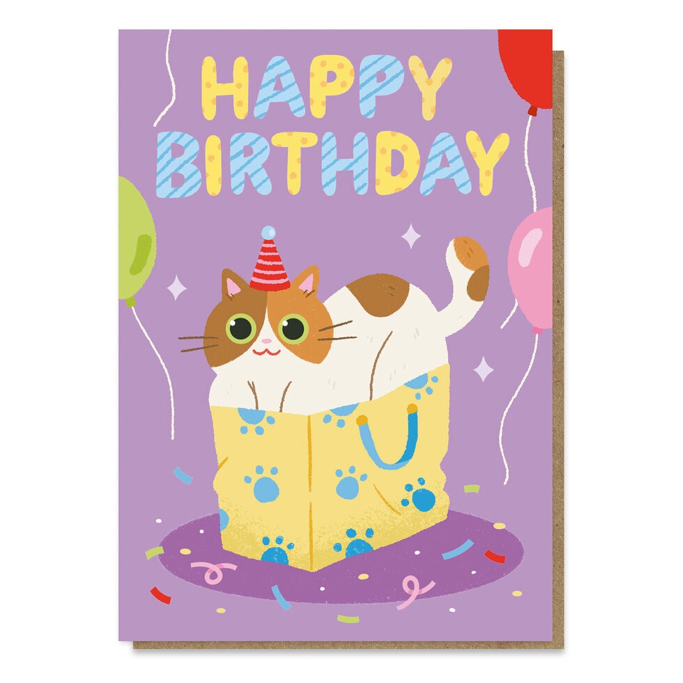 CATNIP007-Stormy Knight-Cat In The Bag-Card-Catnip