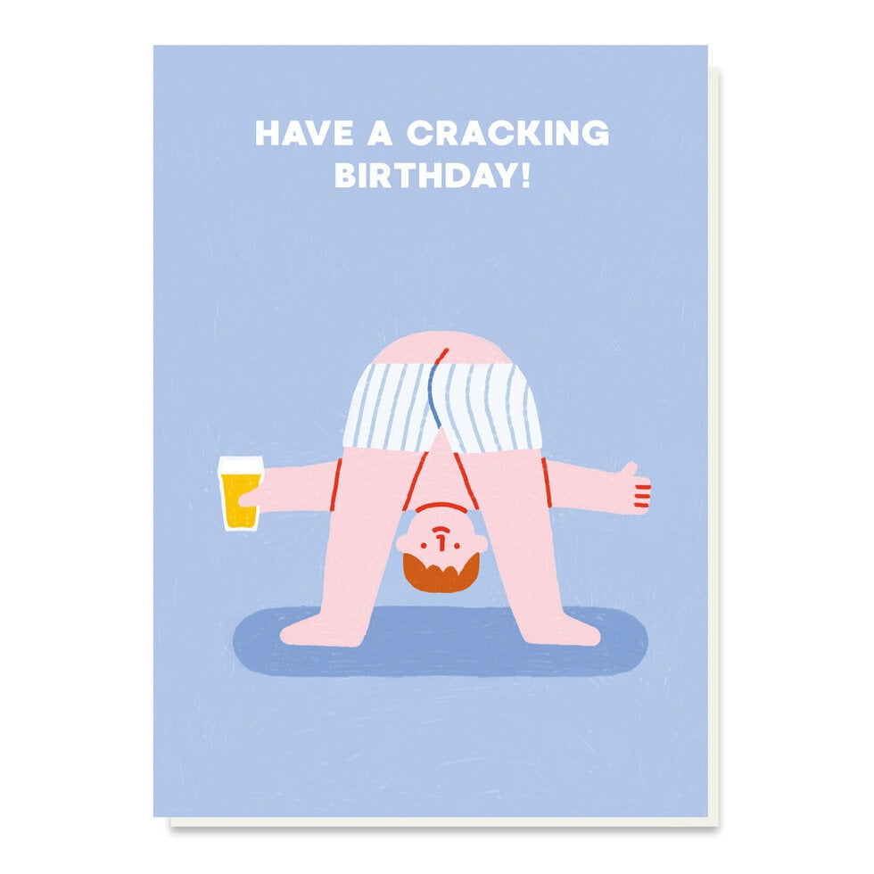 ELE025-Stormy Knight-Cracking Birthday-Card-Eleonora Arosio