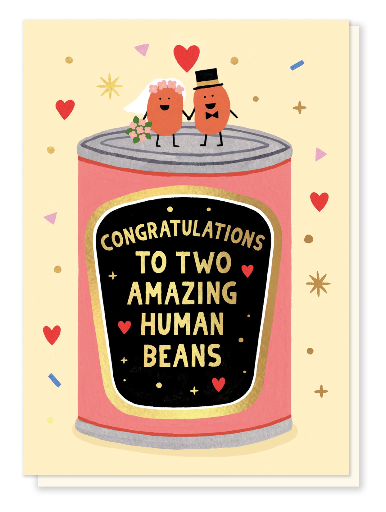 HOLLY040-Stormy Knight-Wedding Beans-Card-Holly