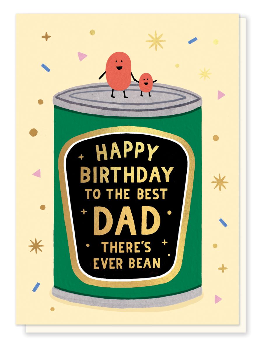 HOLLY042-Stormy Knight-Birthday Dad Bean-Card-Holly