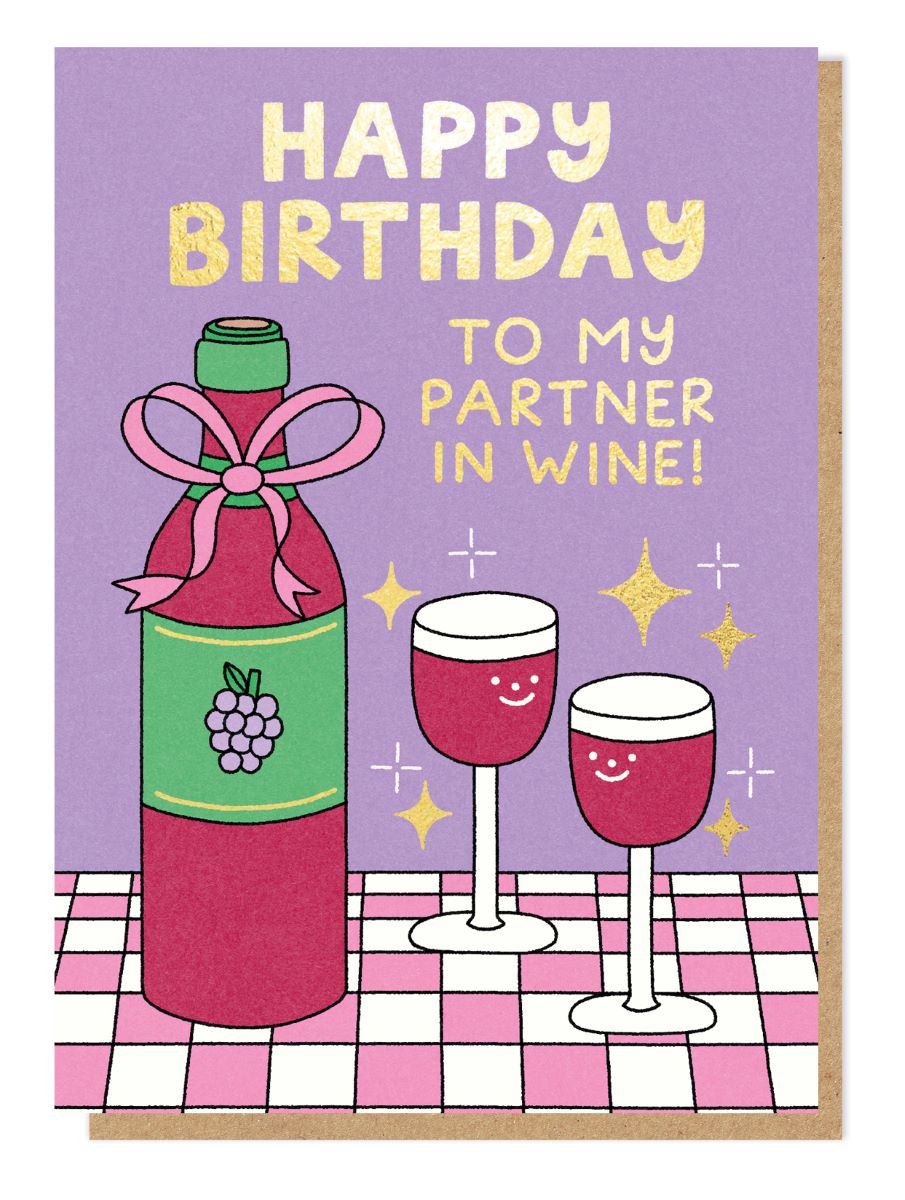 ROSIE011-Stormy Knight-Partner In Wine-Card-Rosie