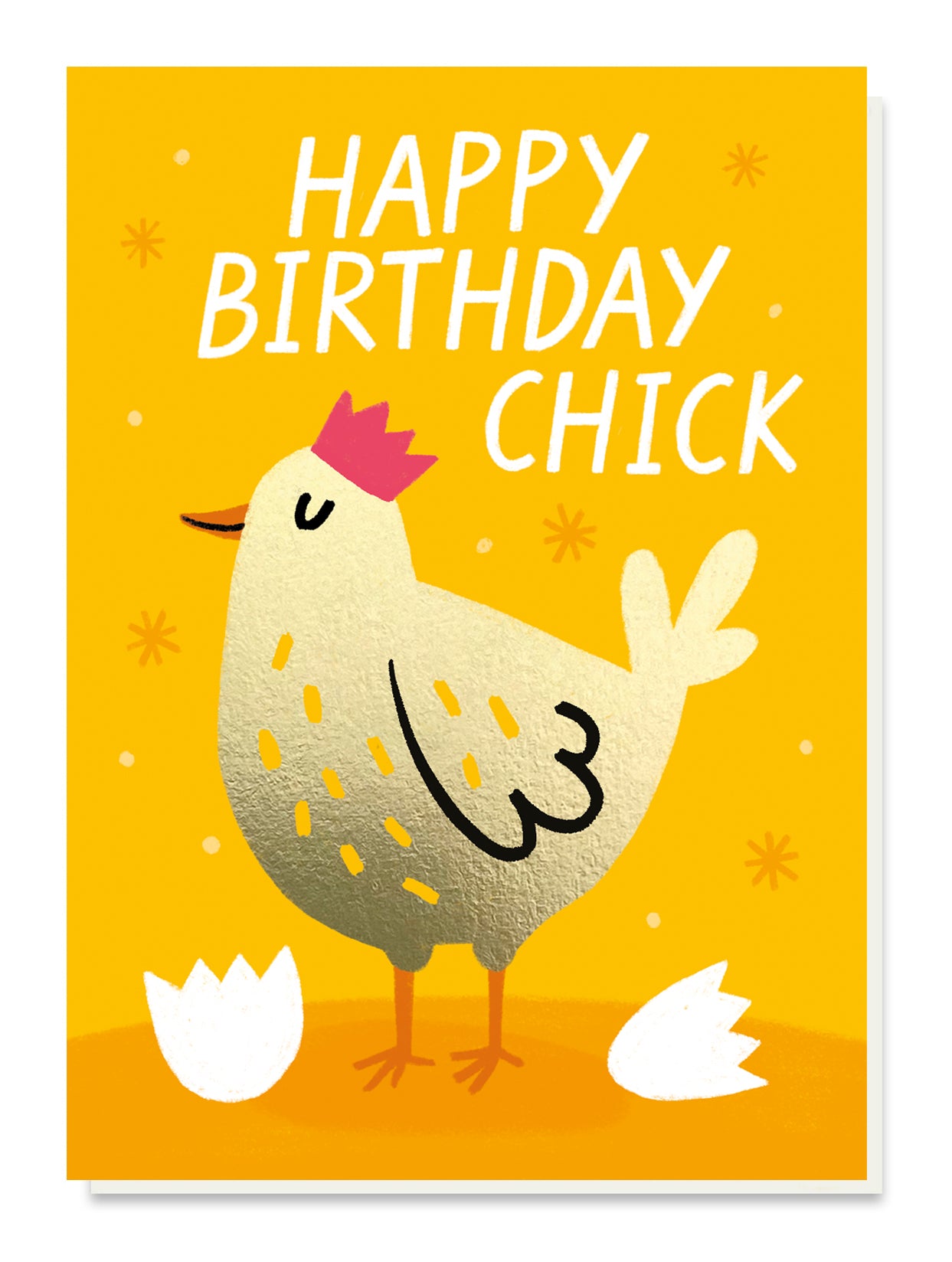 SHINY038-Stormy Knight-Birthday Chick-Card-Shiny Things