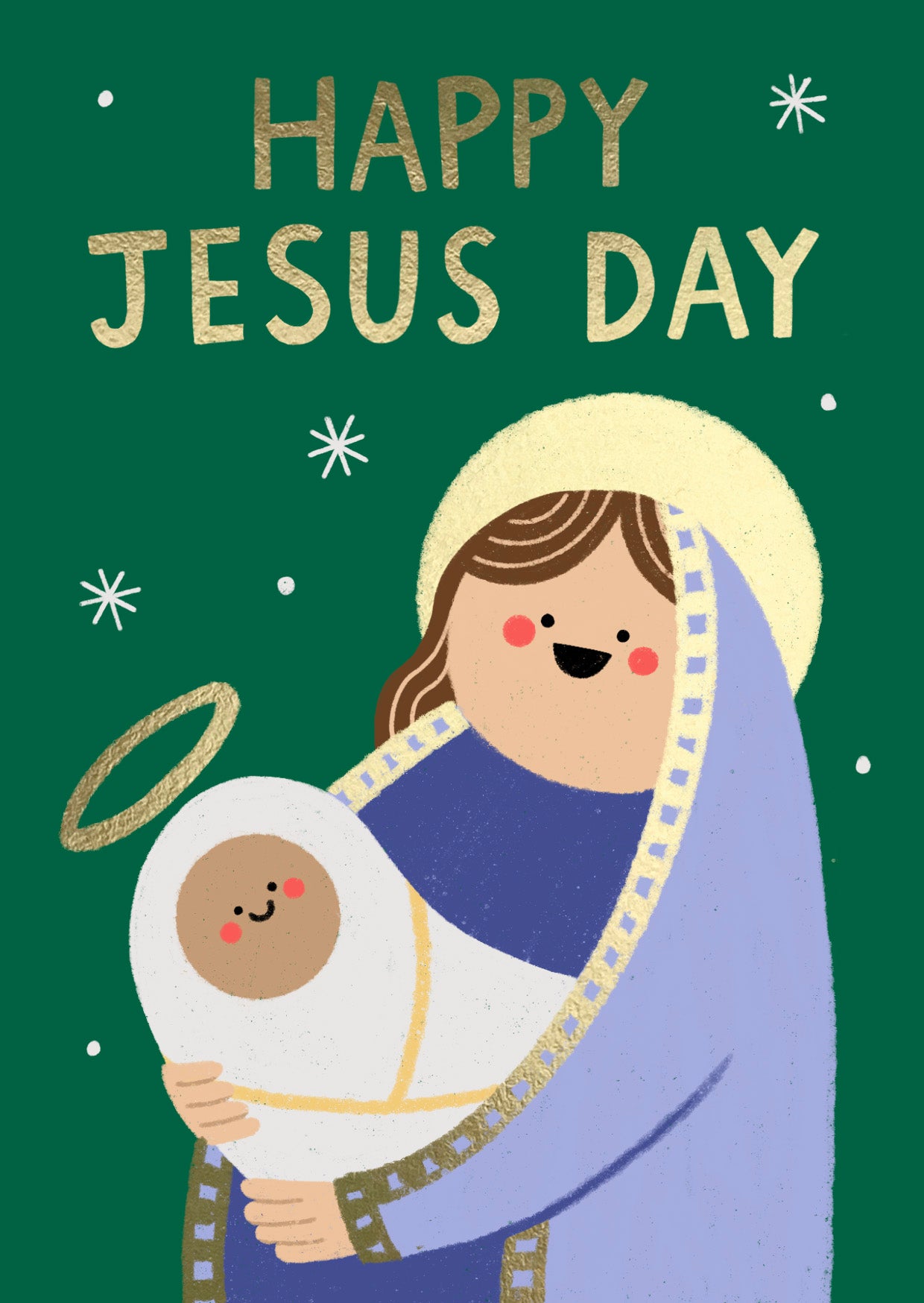 SHINY052-Stormy Knight-Jesus Day-Xmas Card-Shiny Things