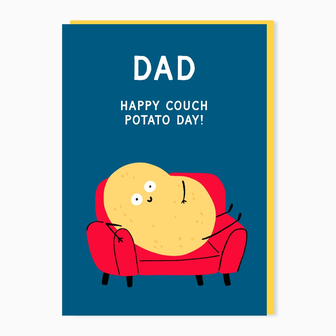 SW504-Stoats & Weasels-Dad Couch-Card-