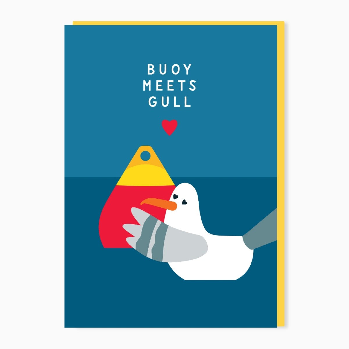 SW515-Stoats & Weasels-Buoy Meets Gull-Card-