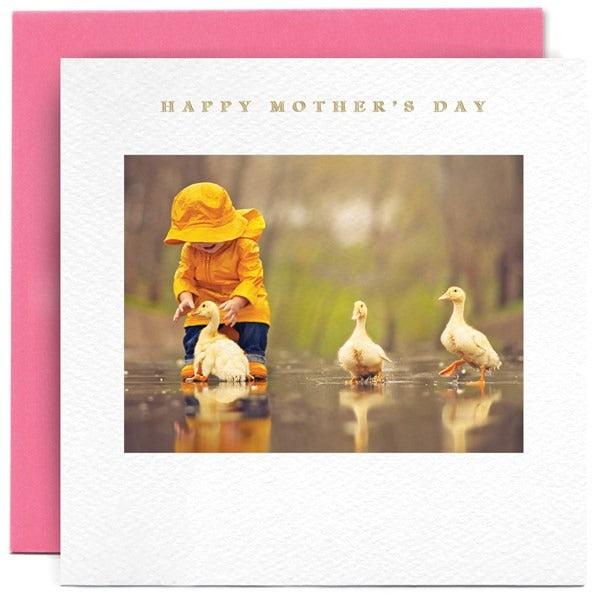 MM1703-Susan O'Hanlon-Child With Ducks Happy Mother'S Day-Card-