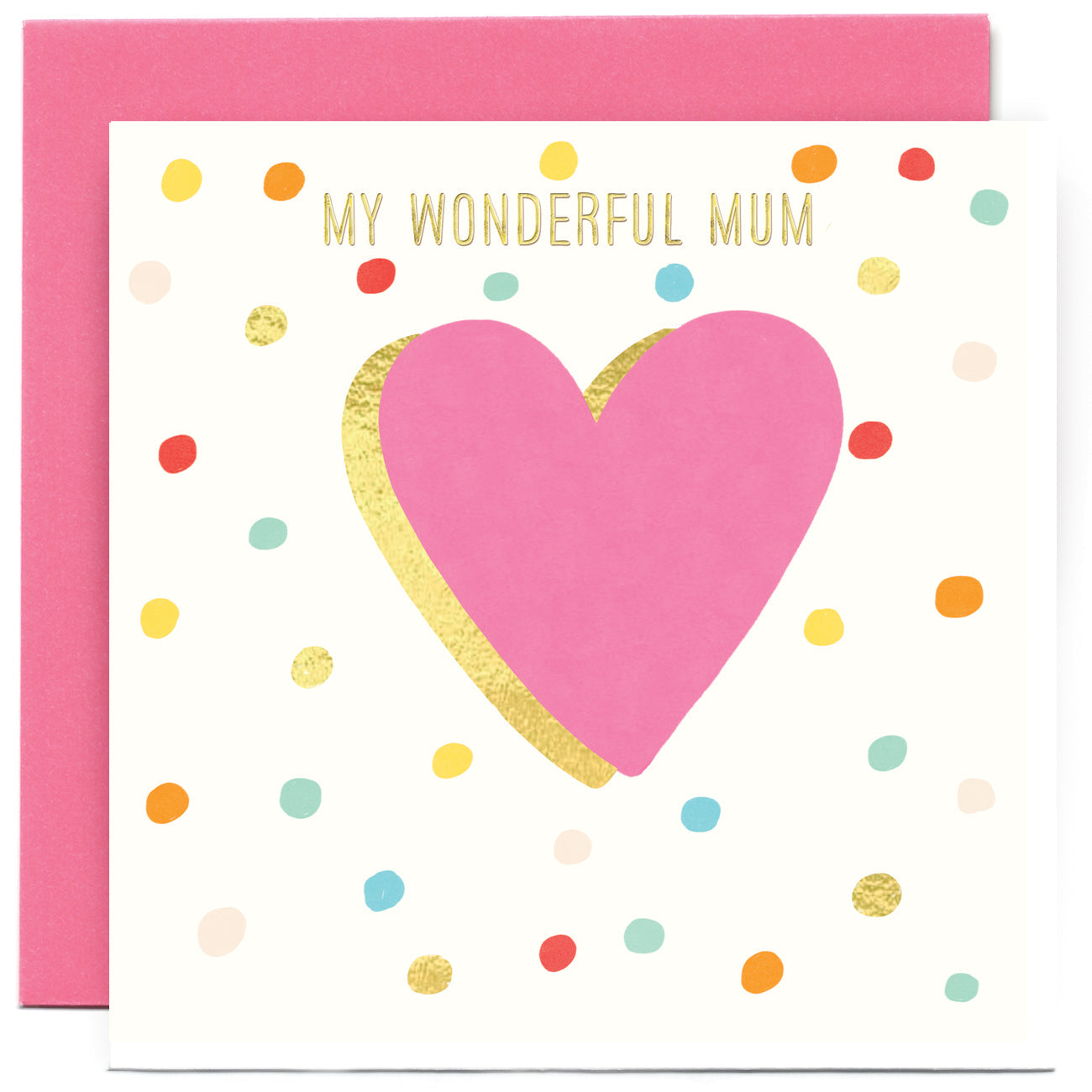 SKETCHM2401-Susan O'Hanlon-Pink Heart My Wonderful Mum-Card-