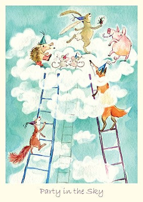 ID098-Two Bad Mice-Party In The Sky-Card-Anna Shuttlewood