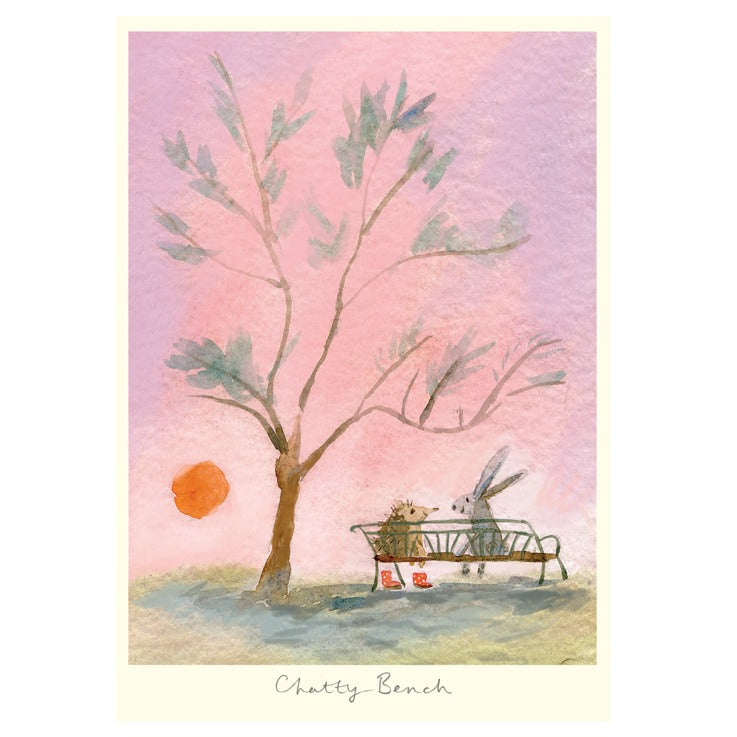 ID100-Two Bad Mice-Chatty Bench-Card-Anna Shuttlewood