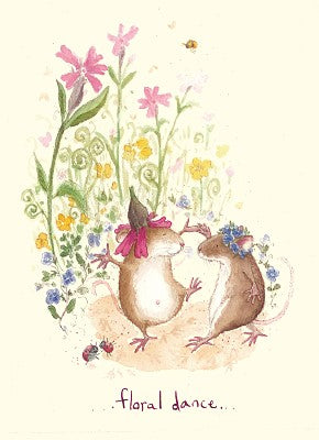 IF201-Two Bad Mice-Flower Dance-Card-Fran Evans