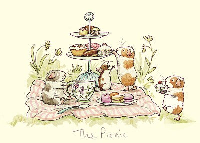 M364-Two Bad Mice-The Picnic-Card-Anita Jarem