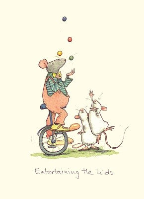M370-Two Bad Mice-Entertaining The Kids-Card-Anita Jeram