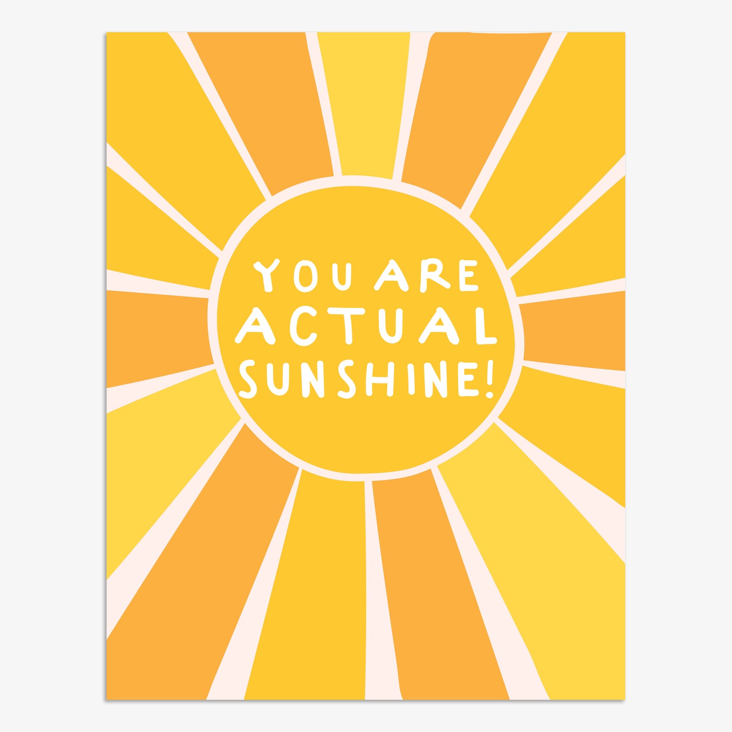 BP053-Think of Me-You Are Actual Sunshine-Card-Boop