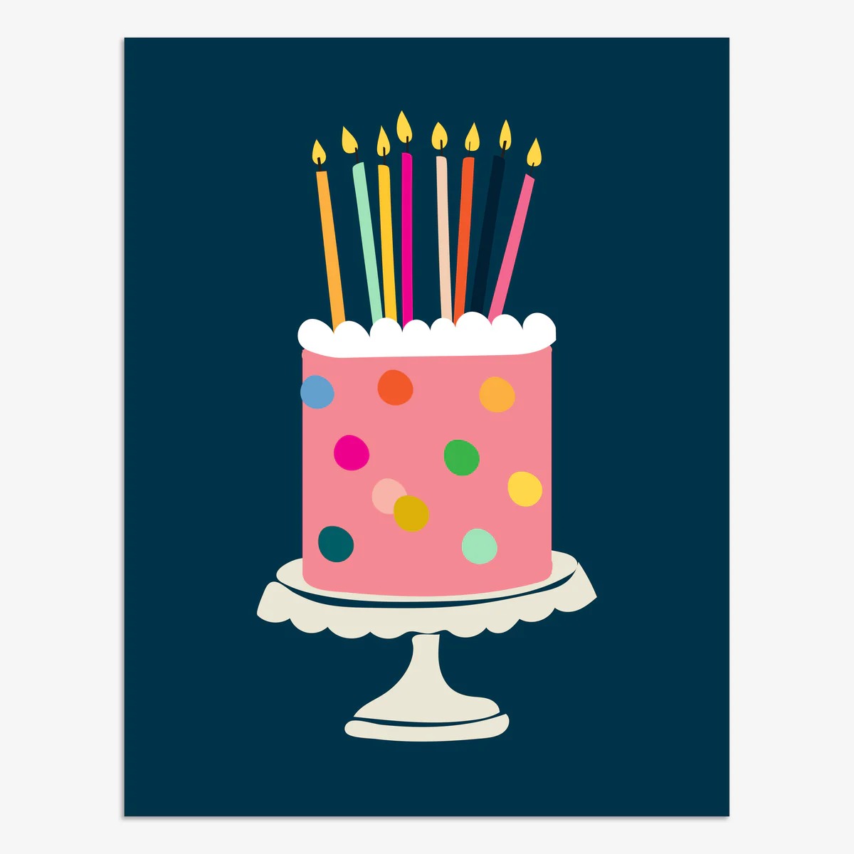 BP064-Think of Me-Birthday Cake-Card-Boop!