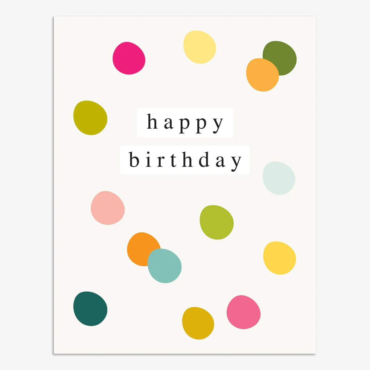 BP065-Think of Me-Happy Birthday Dots-Card-Boop!