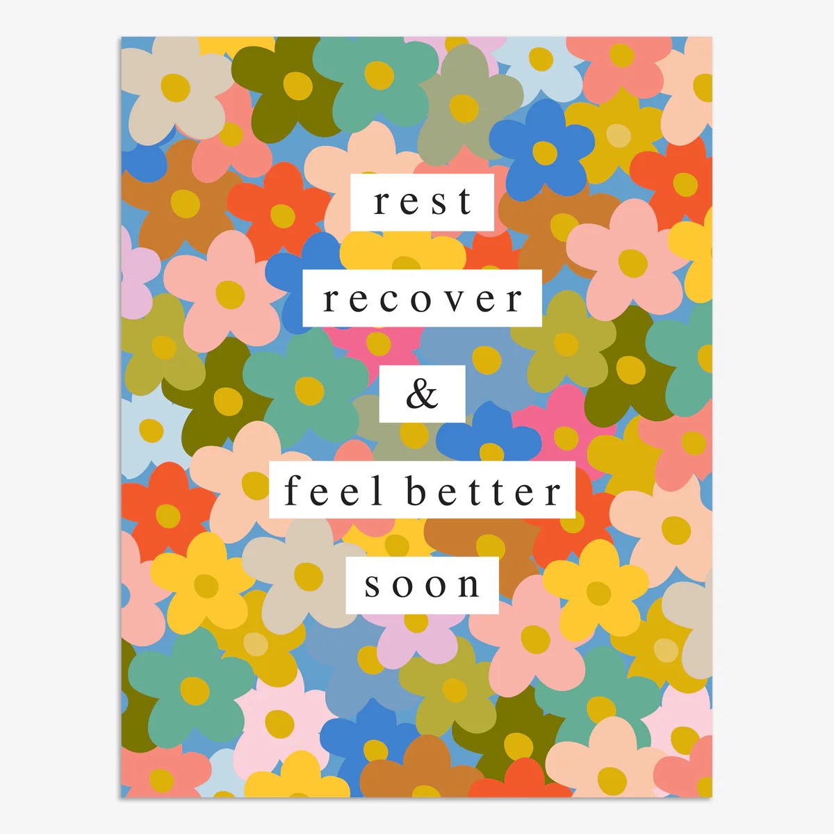 BP076-Think of Me-Rest Recover & Feel Better-Card-Boop!