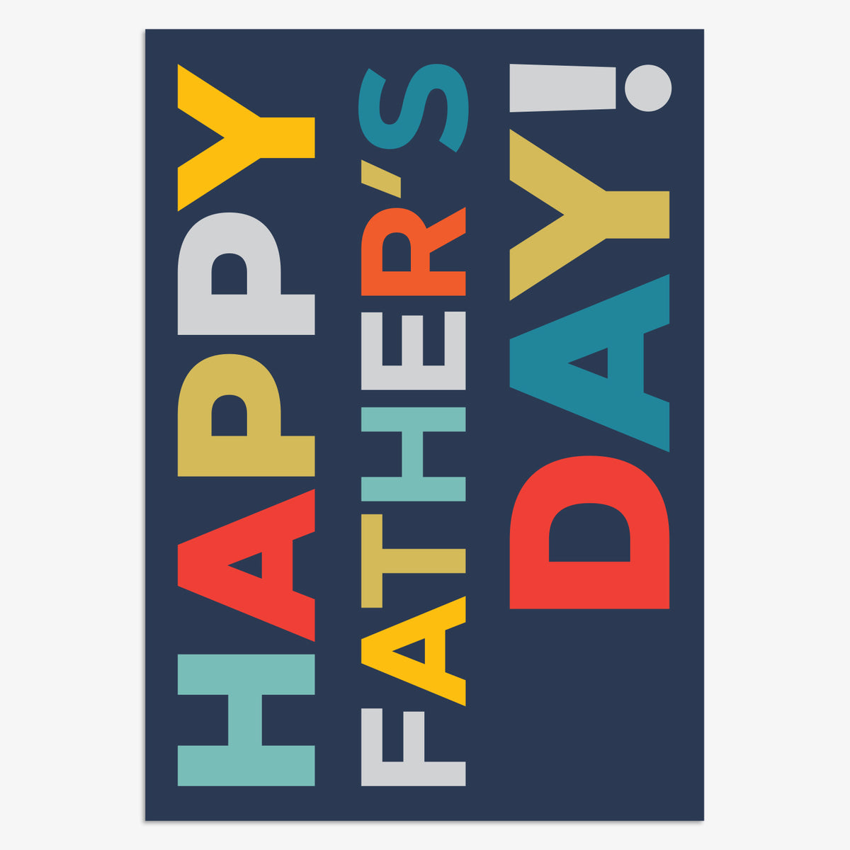 FDR044-Think of Me-Happy Father'S Day-Card-