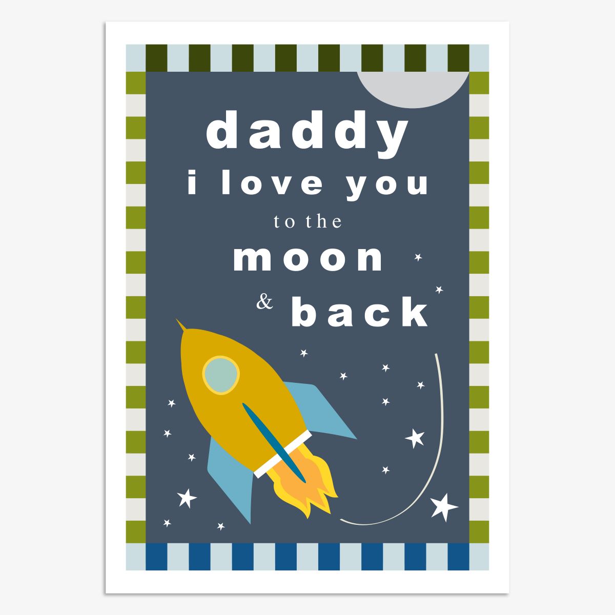 FDR056-Think of Me-Daddy I Love You-Card-