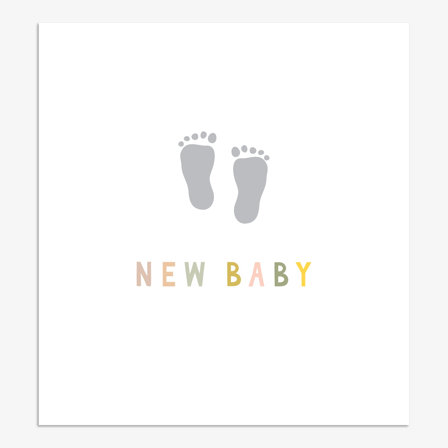 LK005-Think of Me-New Baby-Card-Lark