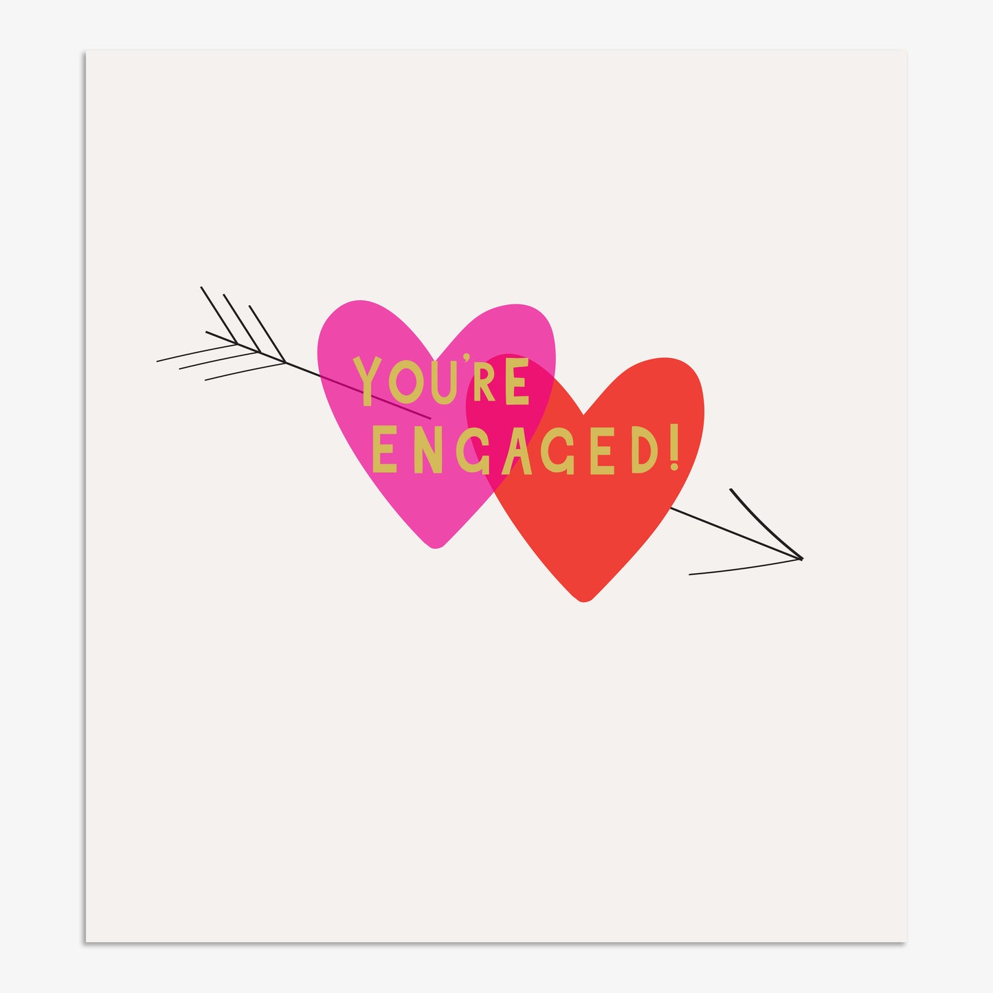 LK008-Think of Me-You'Re Engaged-Card-Lark