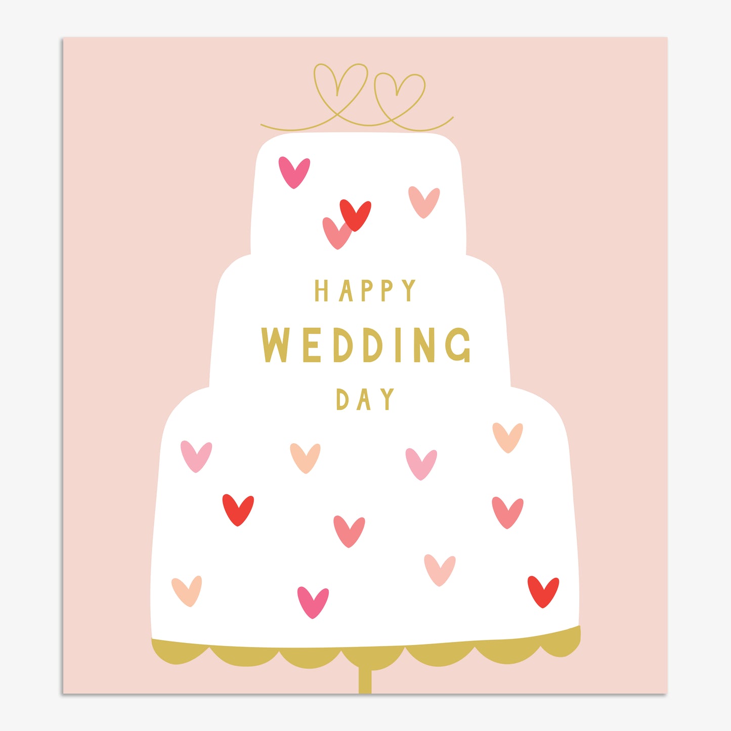 LK010-Think of Me-Happy Wedding Day-Card-Lark