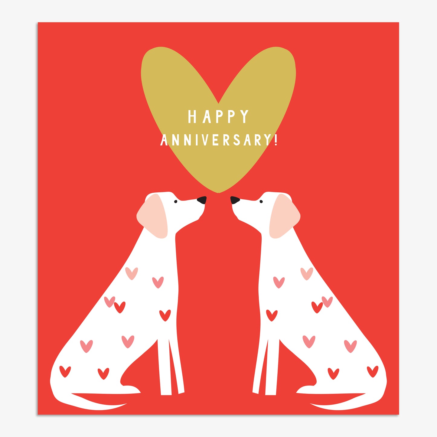 LK015-Think of Me-Happy Anniversary Dogs-Card-Lark