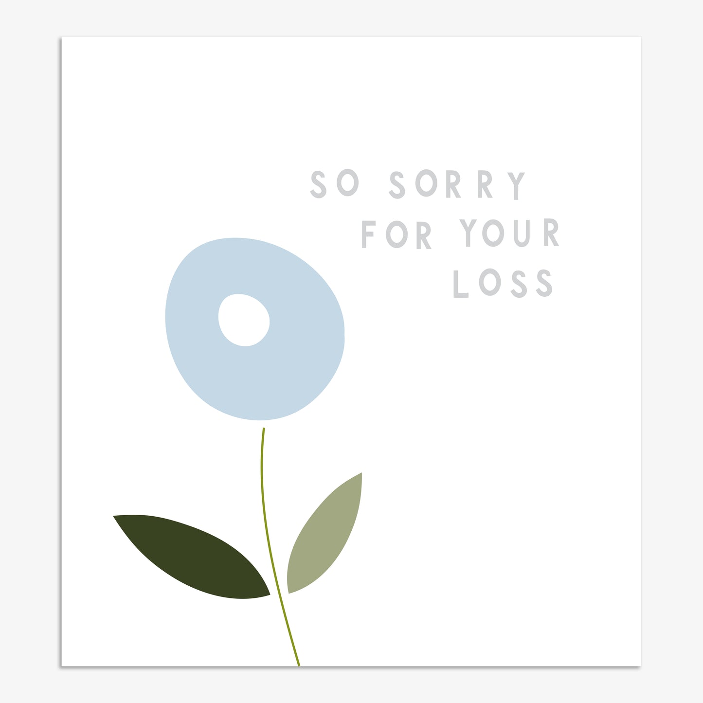 LK019-Think of Me-So Sorry For Your Loss-Card-Lark