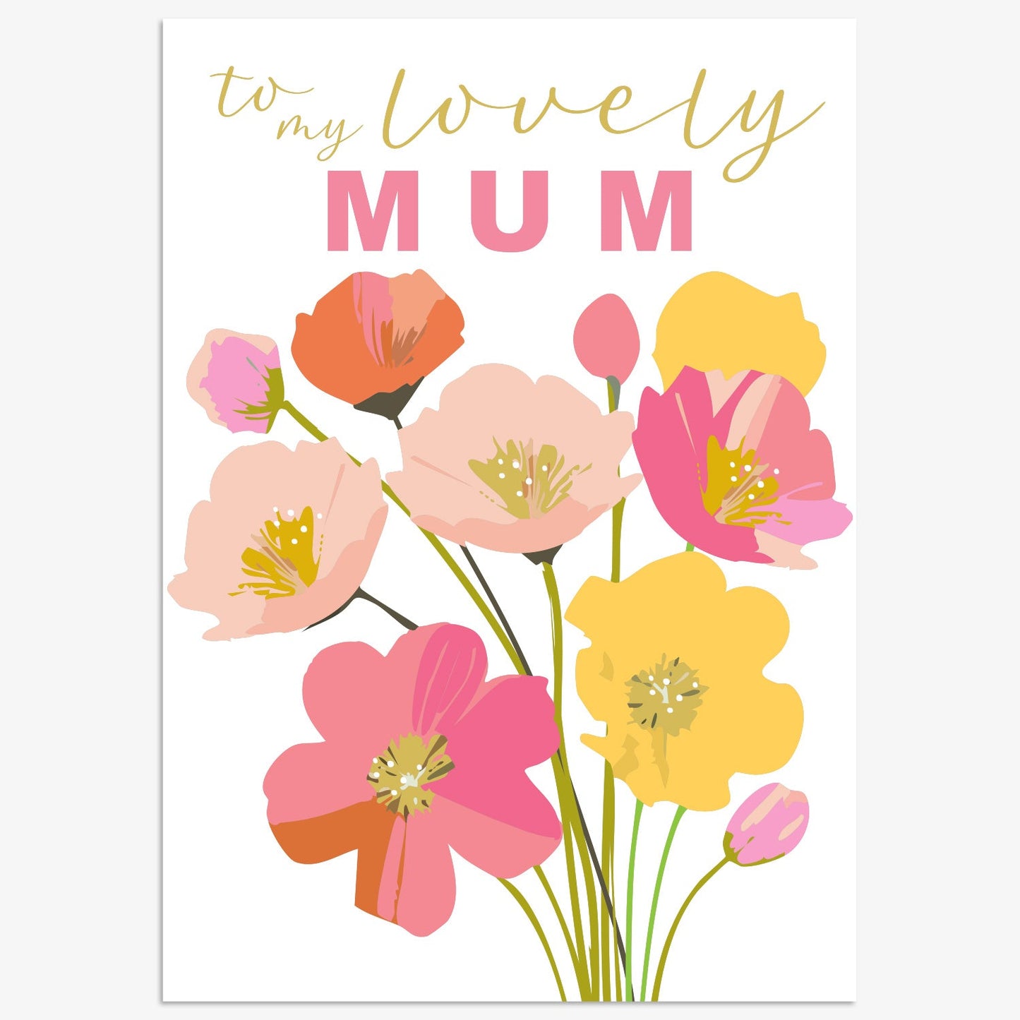 MLS005-Think of Me-To My Lovely Mum-Card-