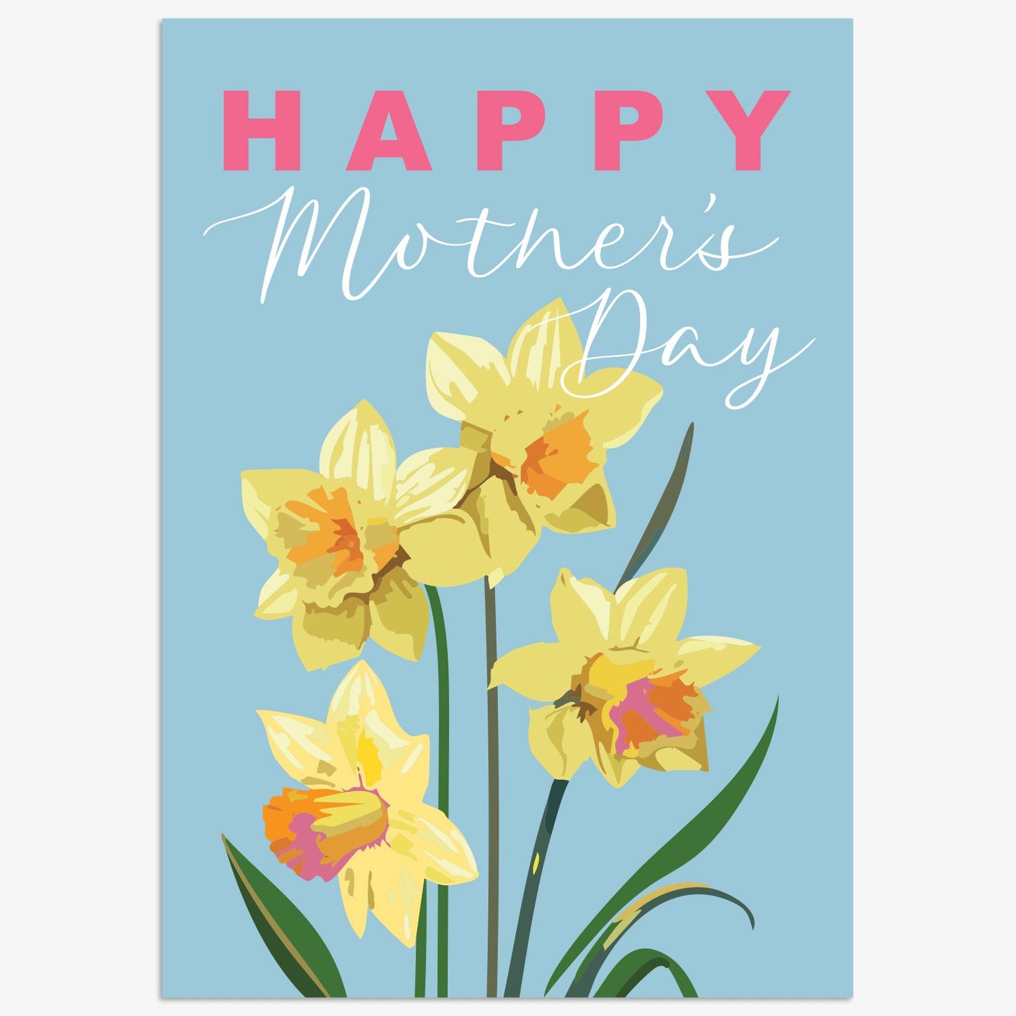 MLS008-Think of Me-Happy Mother'S Day Flowers-Card-