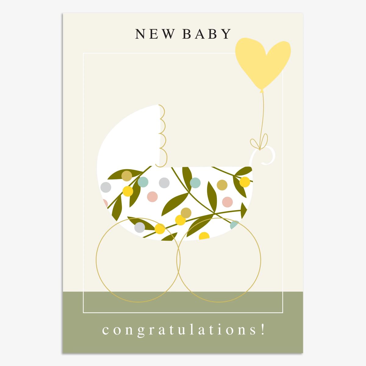 MUS001-Think of Me-New Baby-Card-Muse