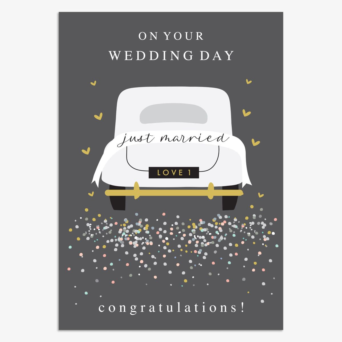 MUS005-Think of Me-On Your Wedding Day-Card-Muse