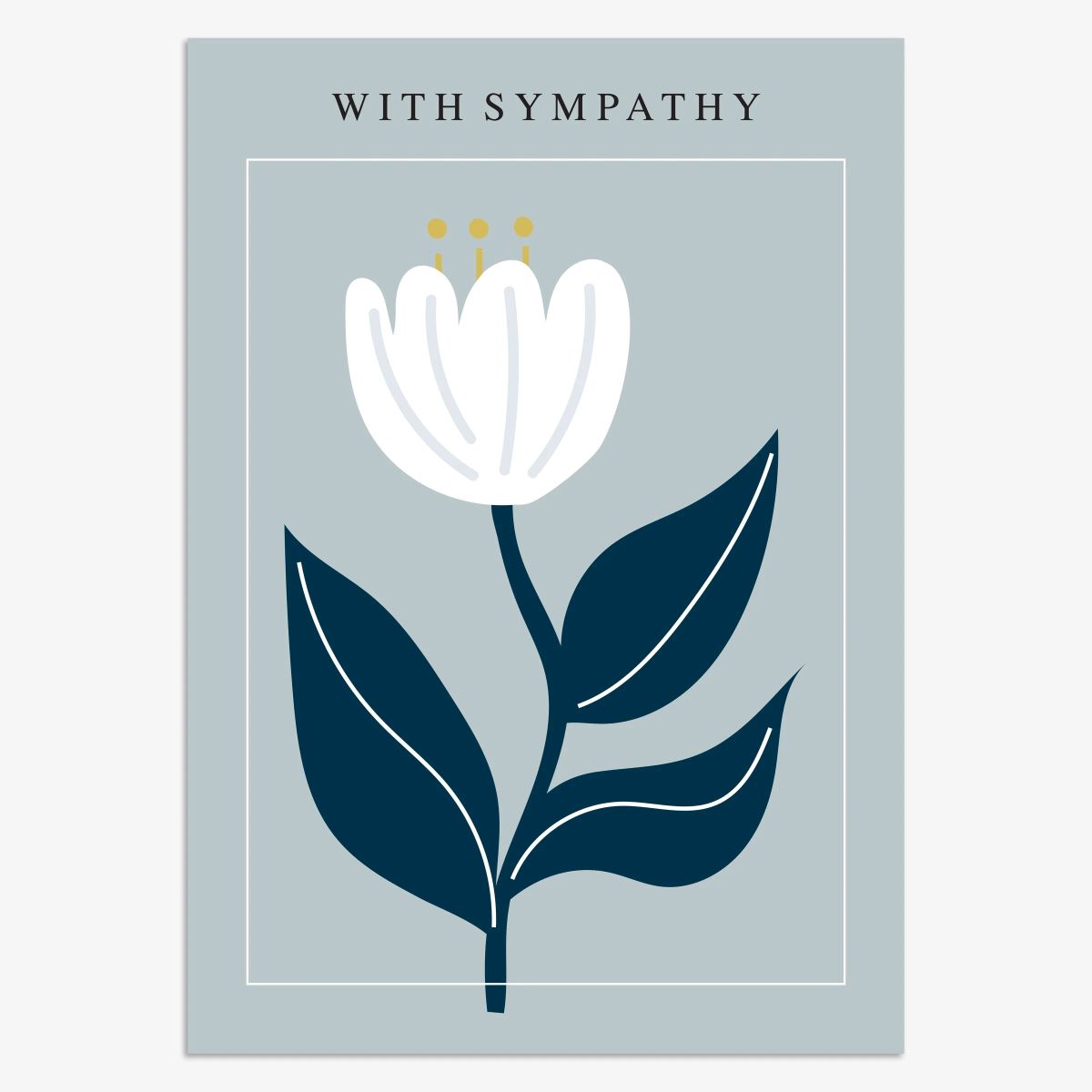 MUS014-Think of Me-With Sympathy-Card-Muse