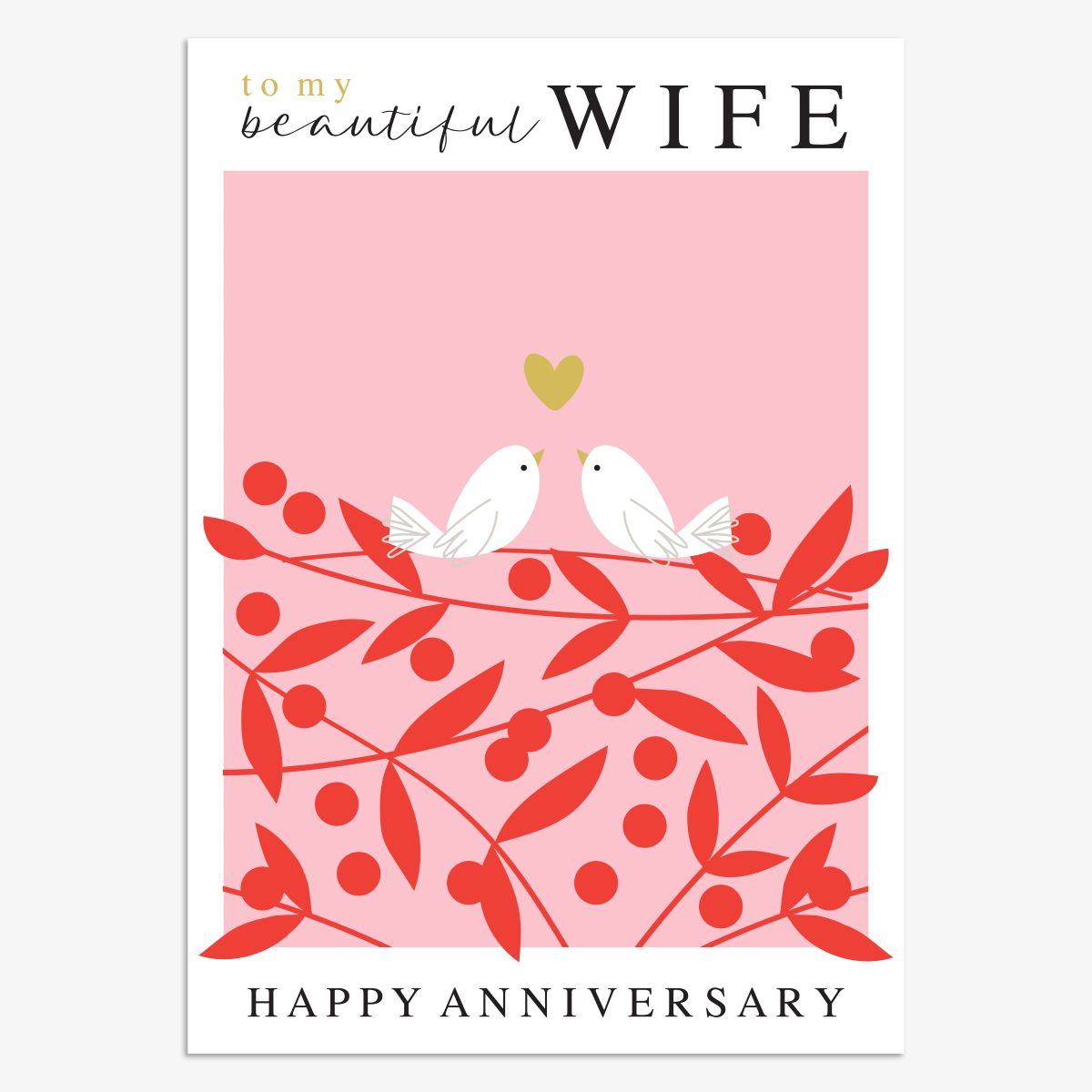 MUS030-Think of Me-Anniversary Wife-Card-Muse