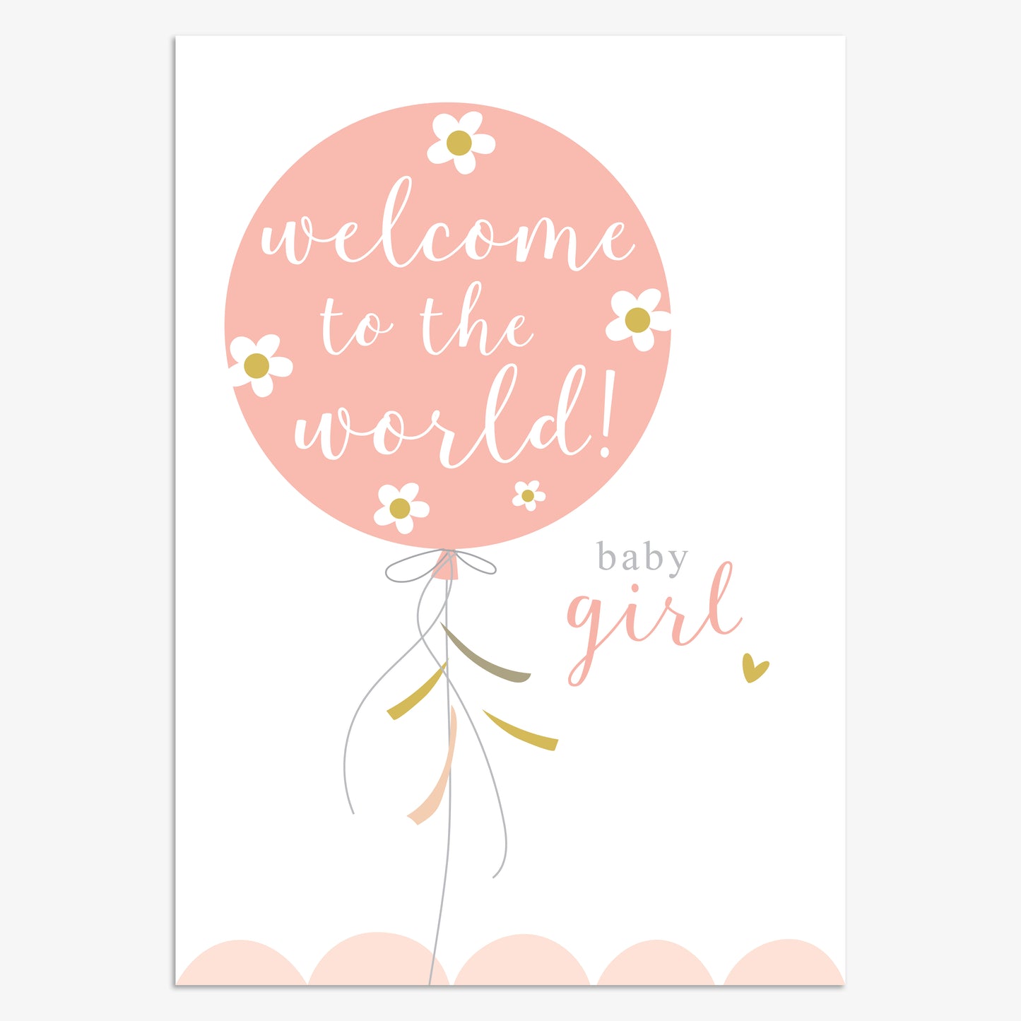 OJ003-Think of Me-Welcome To The World Pink-Card-Overjoyed