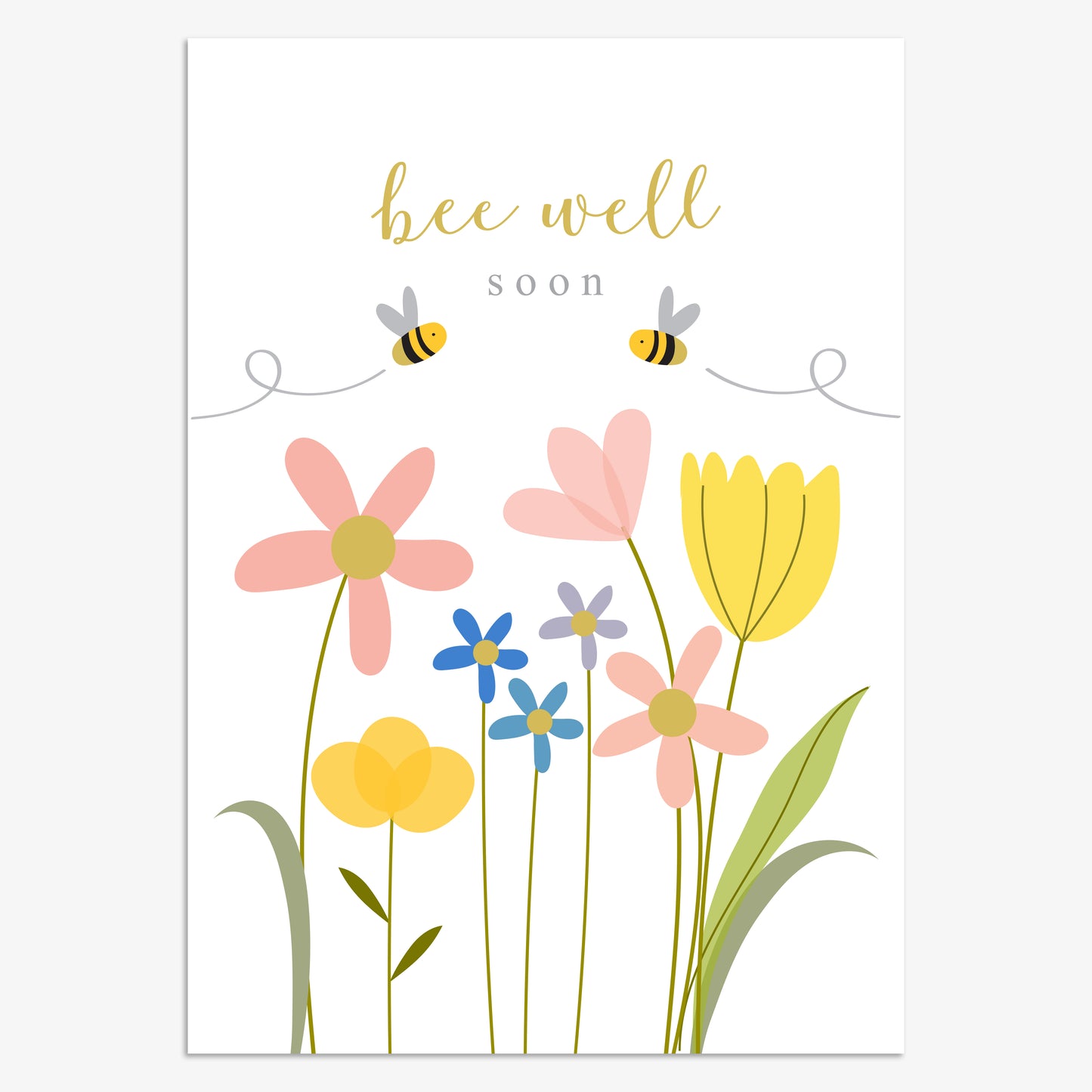 OJ021-Think of Me-Bee Well Soon-Card-Overjoyed