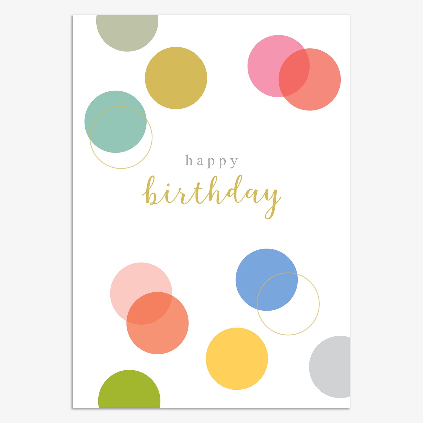 OJ032-Think of Me-Happy Birthday Spots-Card-Overjoyed