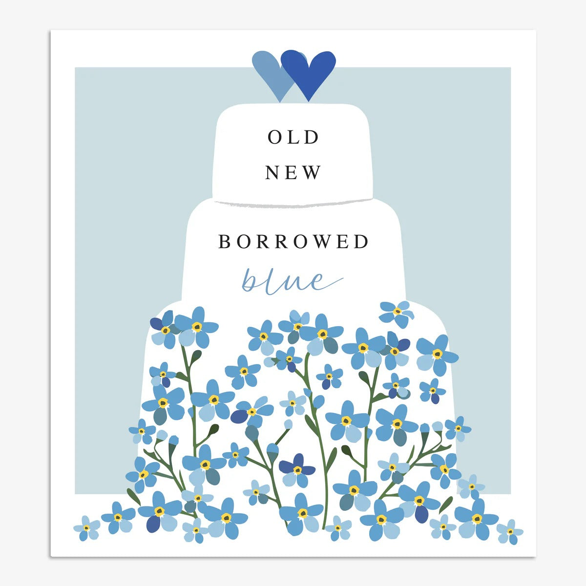 SML012-Think of Me-Old New Borrowed Blue-Card-Smile