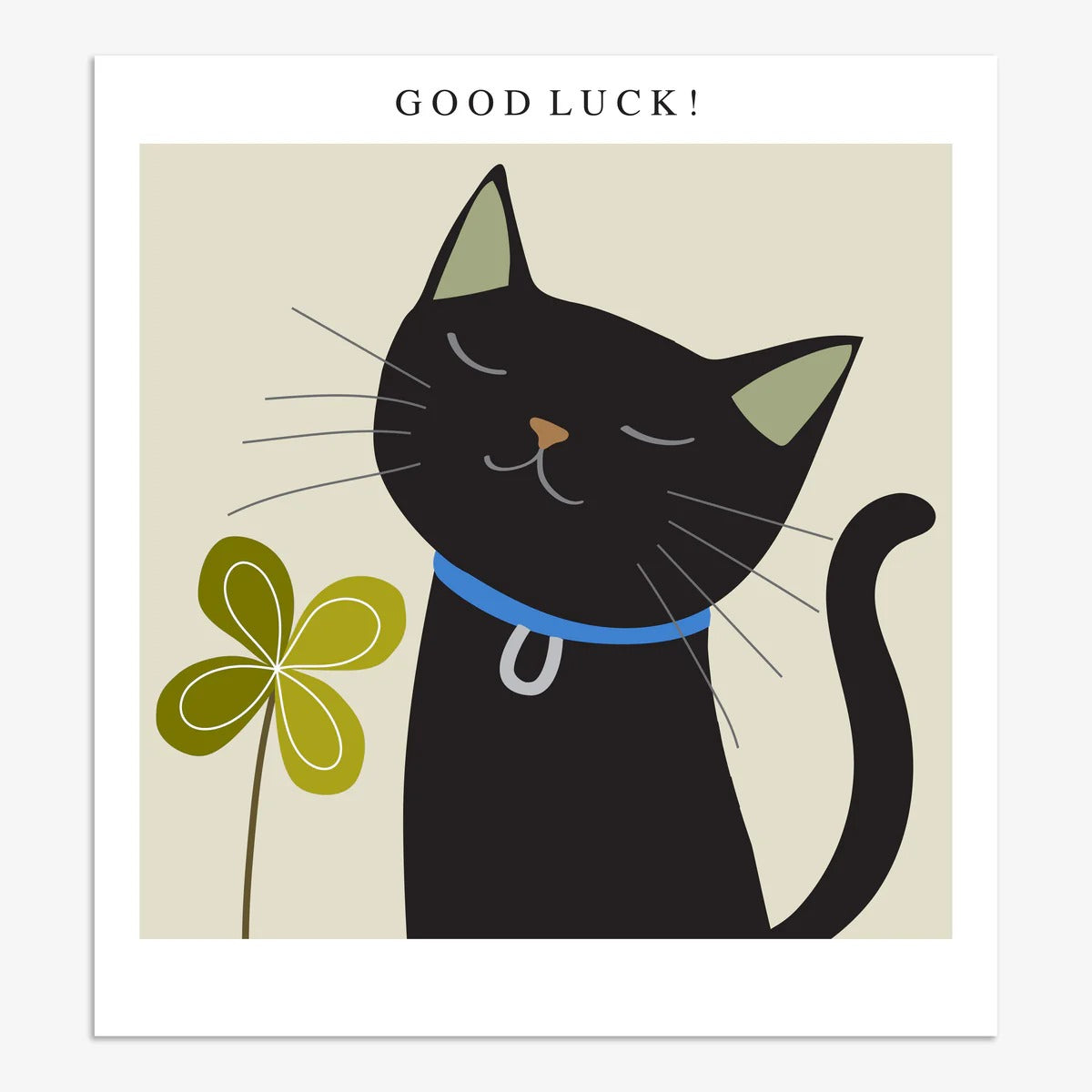 SML021-Think of Me-Good Luck-Card-Smile