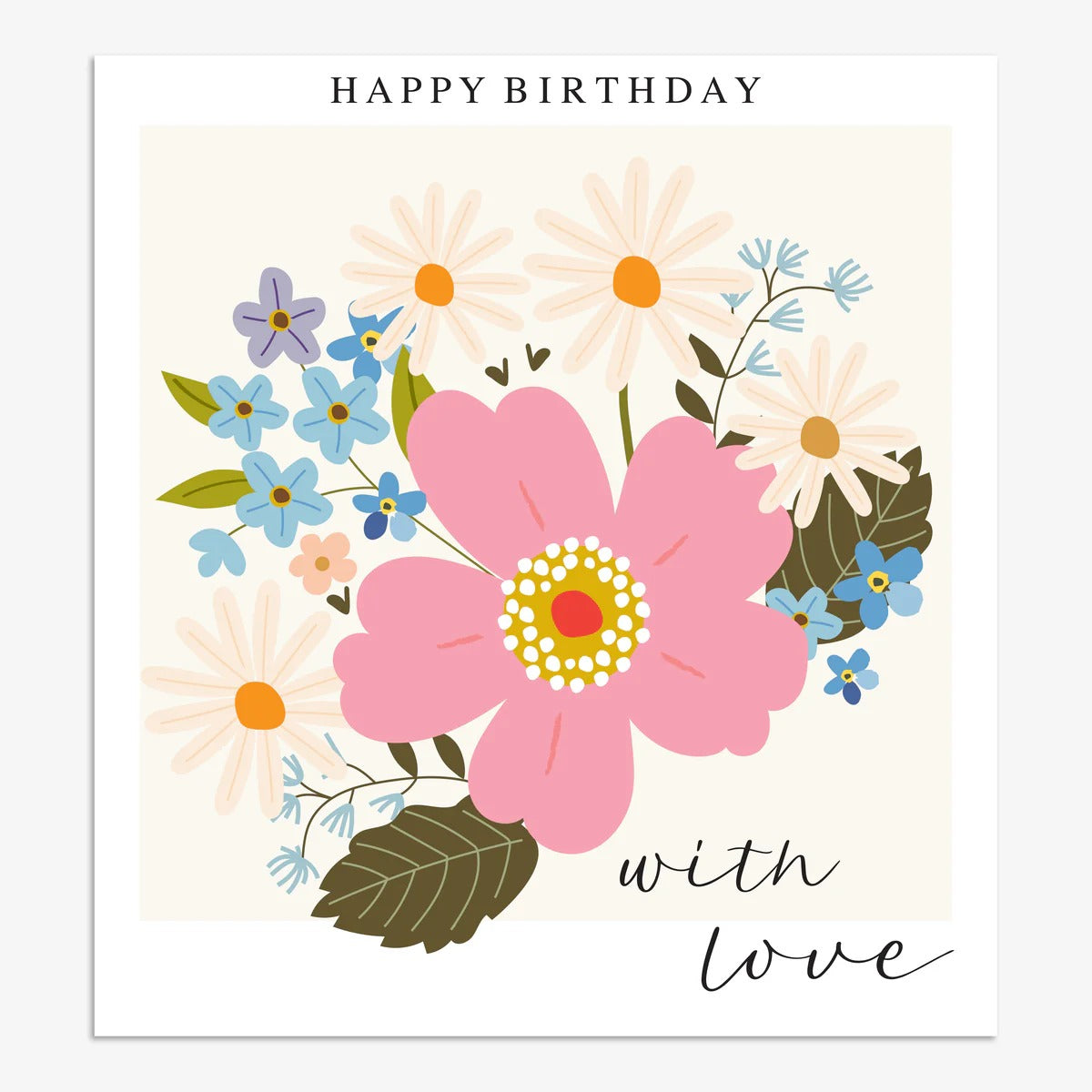 SML030-Think of Me-Happy Birthday With Love-Card-Smile