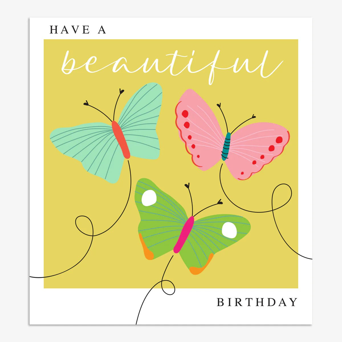 SML032-Think of Me-Beautiful Birthday-Card-Smile
