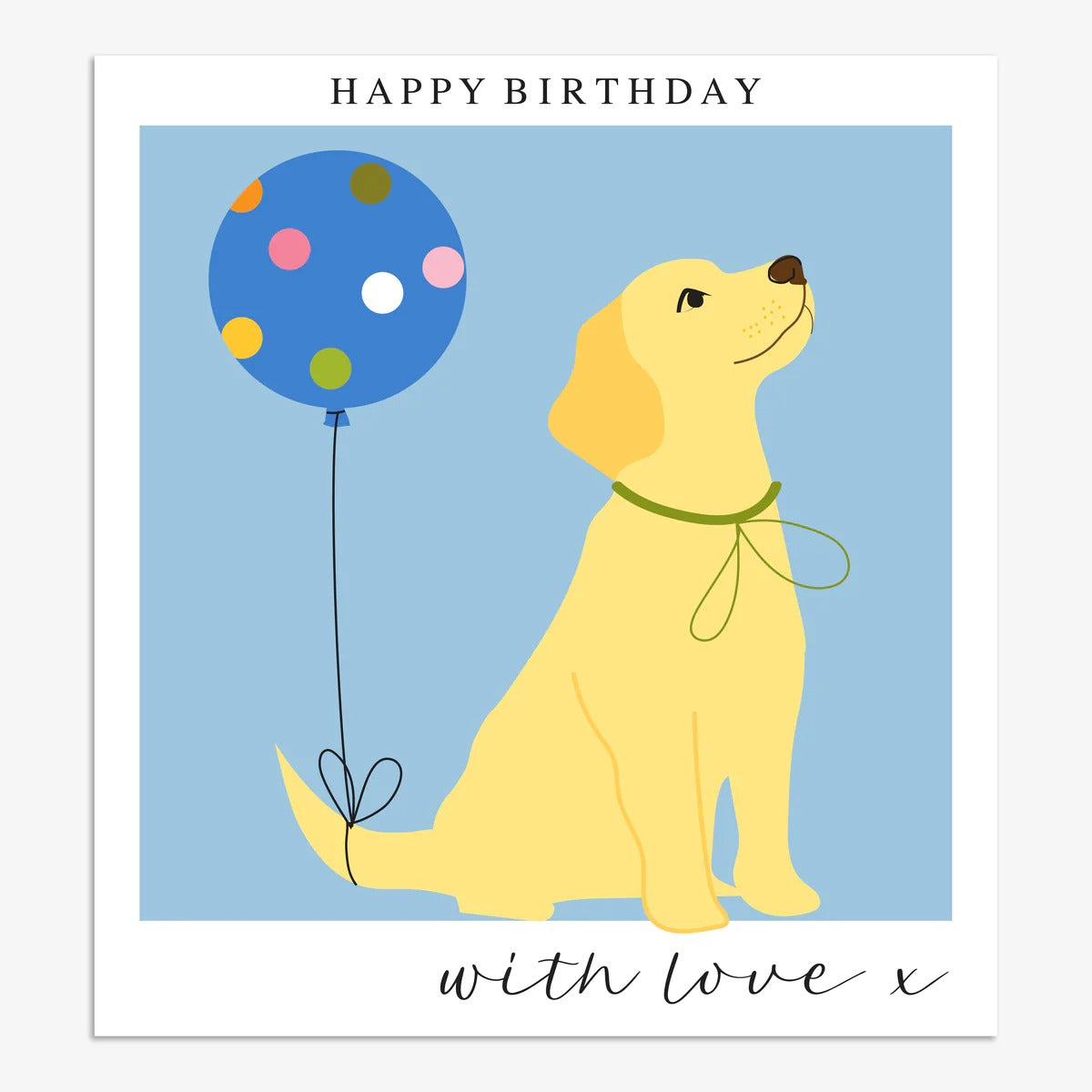 SML035-Think of Me-Happy Birthday With Love-Card-Smile