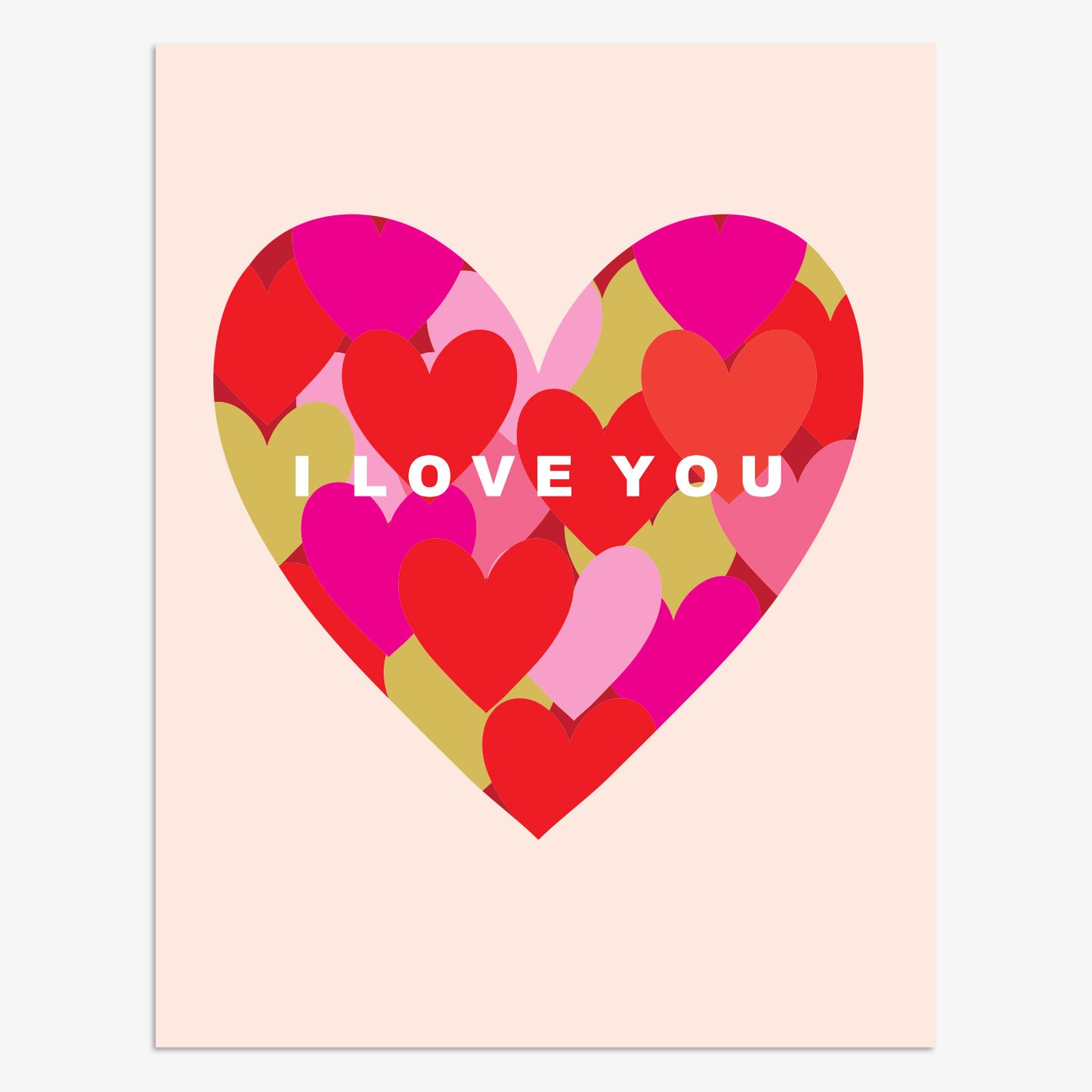 VLS005-Think of Me-I Love You Heart-Card-