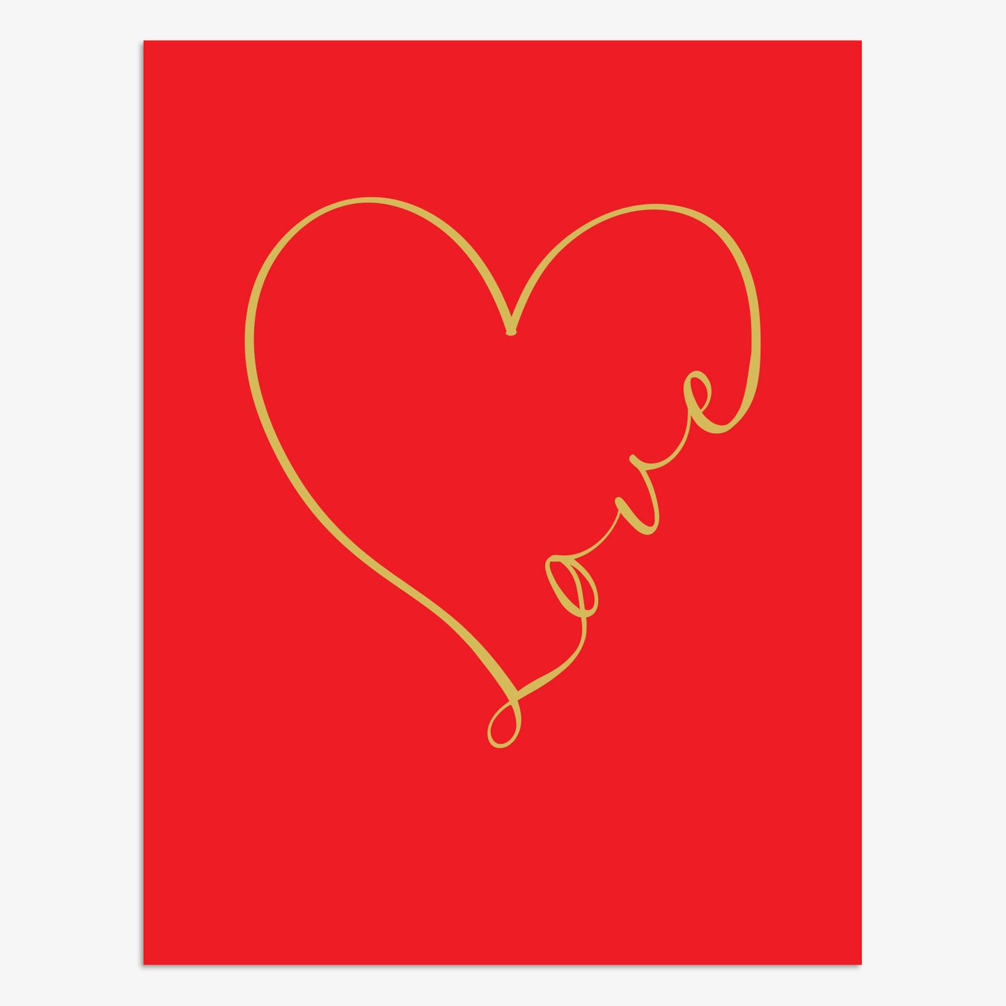 VLS007-Think of Me-Love Heart-Card-