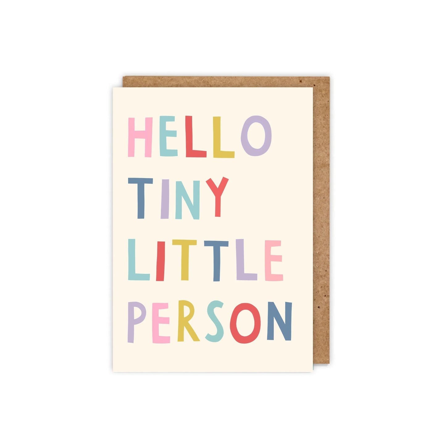 BNB007-Zoe Spry-Hello Tiny Little Person-Card-